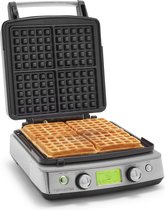 Bol.com Wafelijzer Stainless Steel (incl. 2 sets wafelplaten) aanbieding