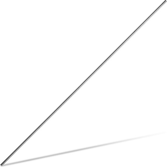 Een enkele donkergrijze potloodstift van 0.5mm breed.