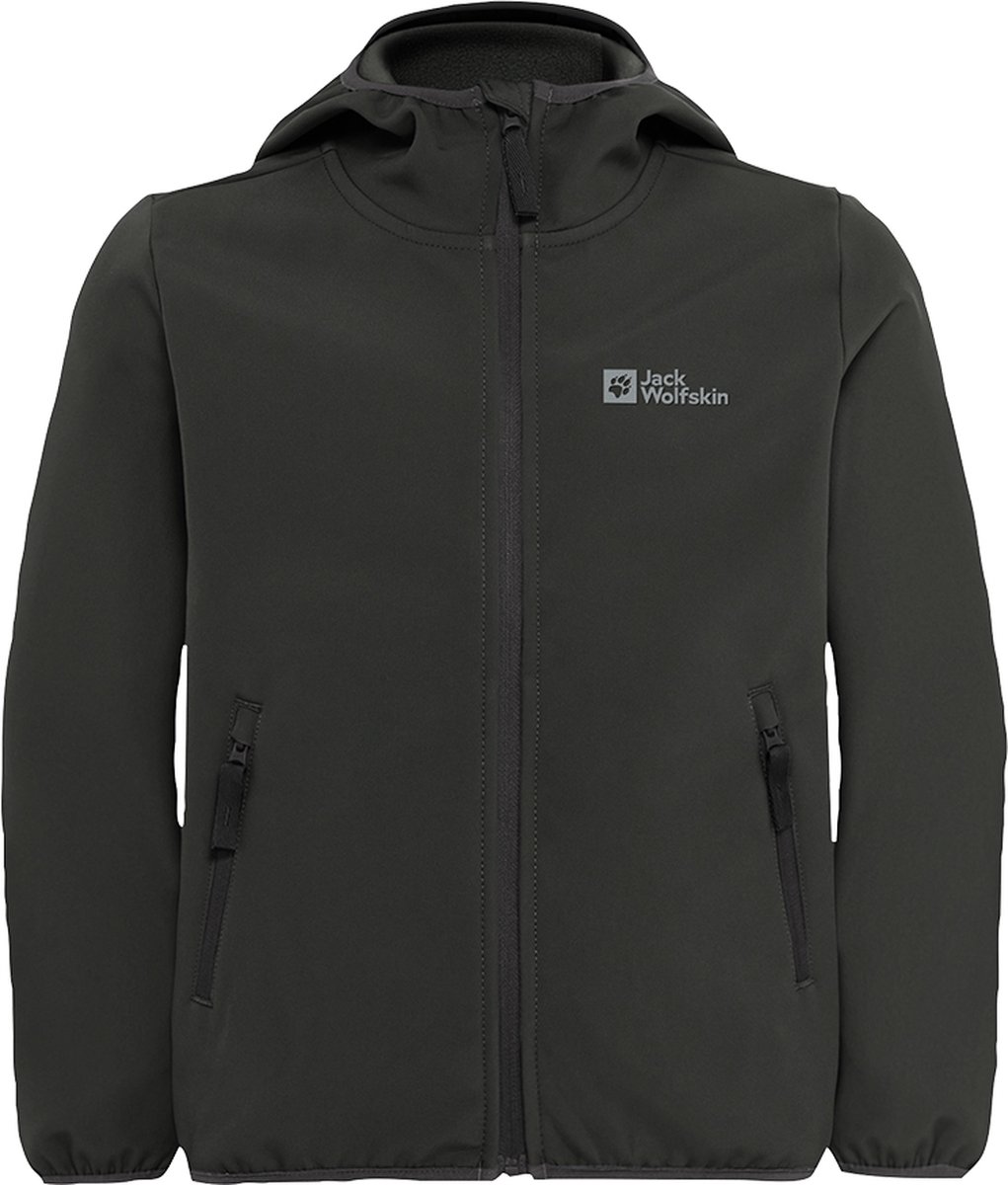 Jack Wolfskin FOURWINDS JACKET KIDS Outdoorjas granite Zwart