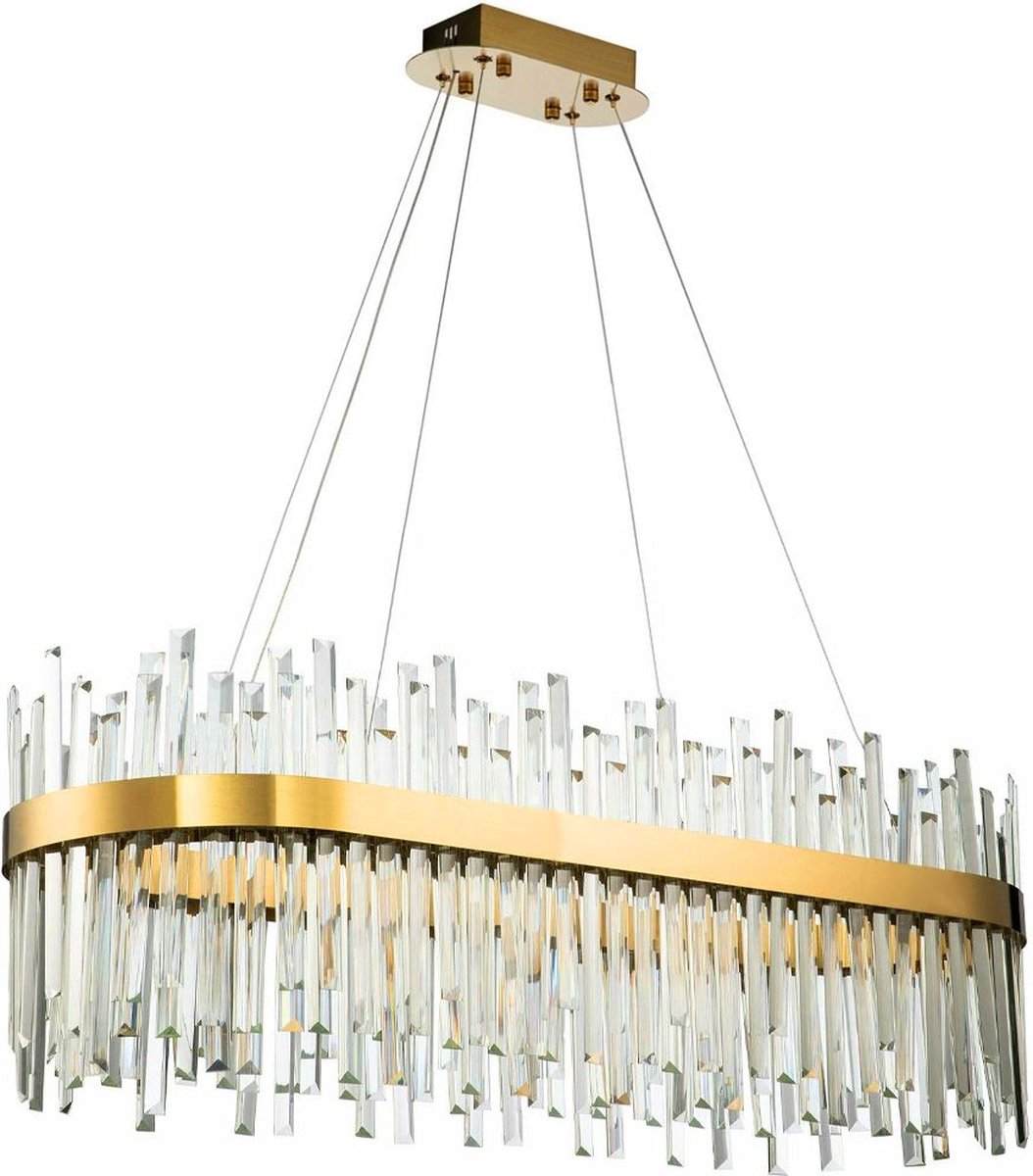 Toolight App1513-Cp80 Hanglamp Geborsteld Goud 35X80X95Cm