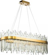 Toolight App1513-Cp80 Hanglamp Geborsteld Goud 35X80X95Cm