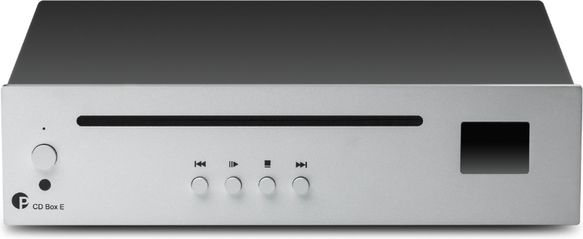 Pro-Ject Stereo Box E Versterker & CD Box E CD-speler - Bundel - Complete HiFi-ervaring - Hoogwaardige Geluidskwaliteit – Compact design – Zilver/ Zilver thumbnail 2