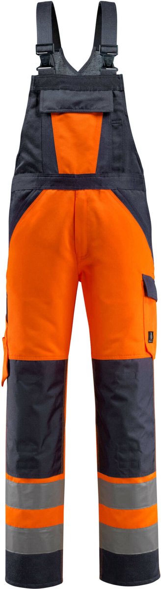 Mascot Safe Light Amerikaanse overall met kniezakken 15969-948 - hi-vis oranje/donkermarine - C44 - 82
