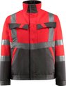 hi-vis rood/donkerantraciet