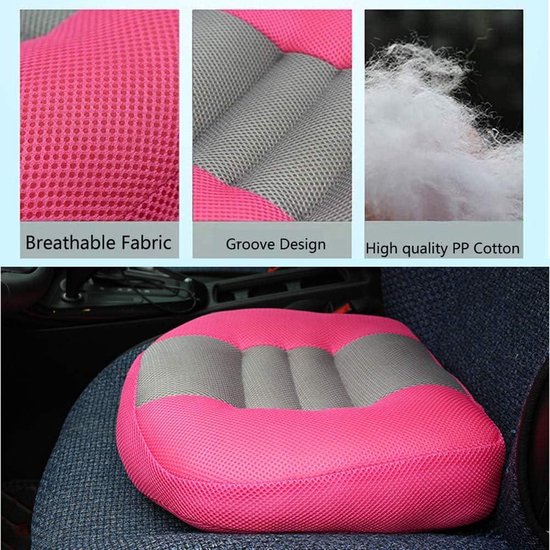 Auto Booster Zitkussen Bestuurder Houding Pad Verhoogde Hoogte Boost Mat Draagbaar Ideaal voor Kantoor, thuis Verhoogde Hoogte 12cm Auto Booster Zitkussen Bestuurder Houding Pad Verhoogde Hoogte Boost Mat Draagbaar Ideaal voor Kantoor, thuis Verhoogde Hoogte 12cm