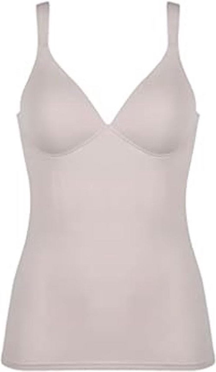 Naturana hemd met padded BH zonder beugels maat 90A beige