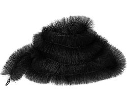 YUGN Dakgootbeschermer - 12 Meter - Dakgootborstel - Dakgootegel - RVS 304 - Diameter 12 CM