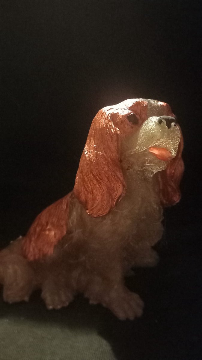 starwolf, lampje king charles cavelier hond, geschenk, decoratie