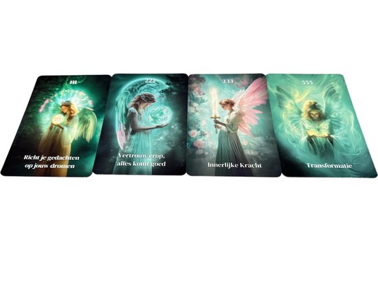 Magische Getallen van de Engelen – Orakelkaarten met dubbele getallen, affirmaties & engelenenergie – Spirituele kaartenset van Siska Schotanus-Folkerts Nederlands
