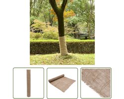 vidaXL Jutegordijn - Juterol - Jute rol 200 g/m² 1x5 m 100% jute - Jutetafelkleden - Natuurmaterialen - Decoratieve Accessoires