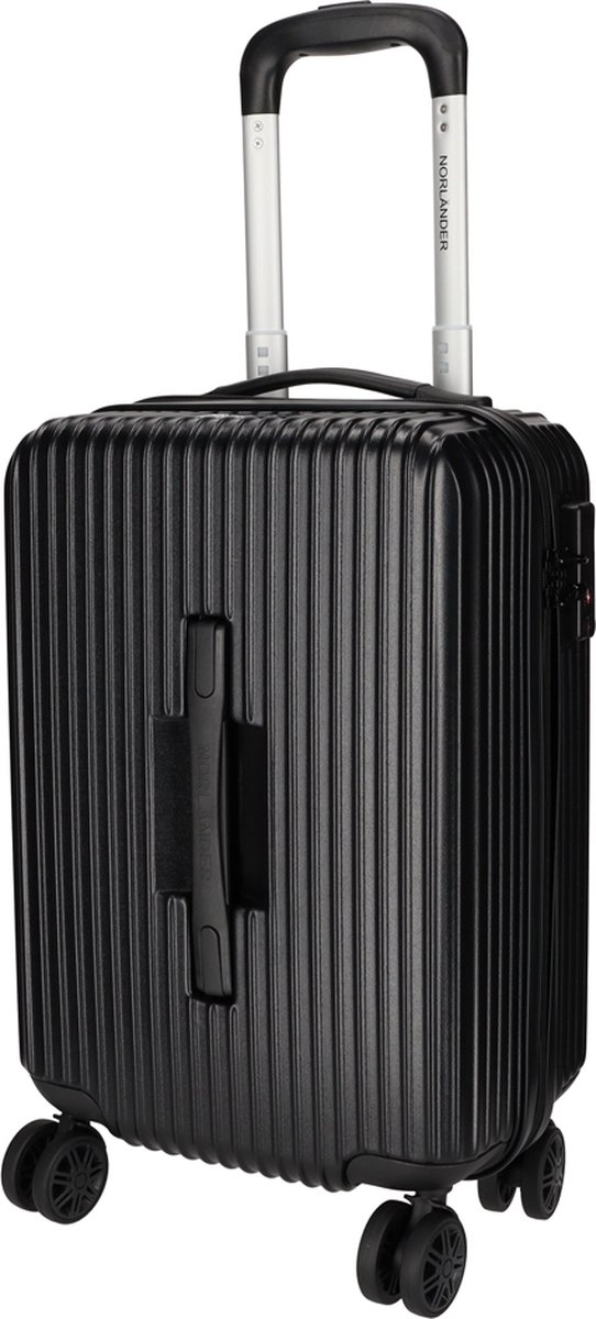 Norlander Street Line Trolley - 30 Liter - Zwart - 52 x 32,5 x 21 cm - handbagage koffer