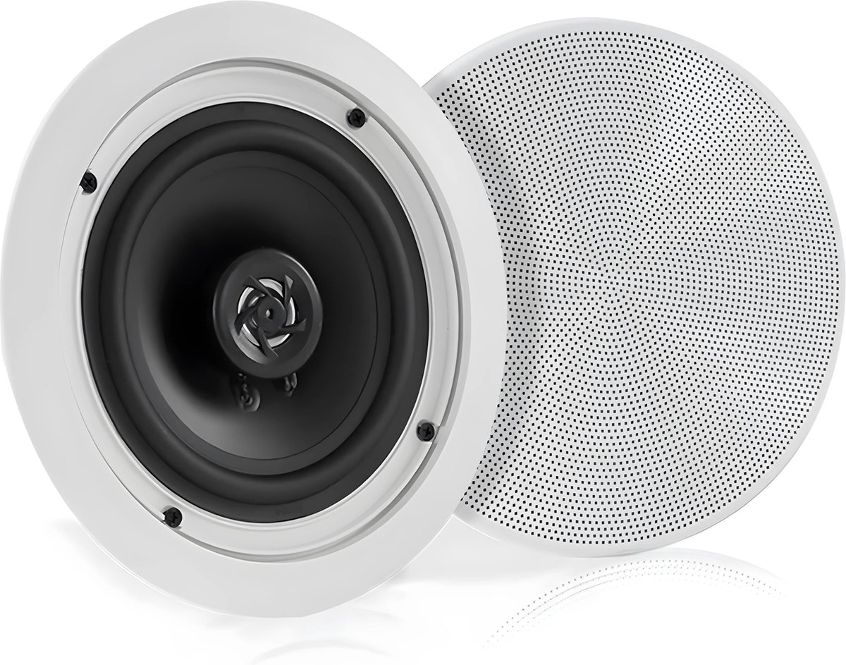Pyle Luidsprekers- 2-Weg Bluetooth Plafondluidsprekers- Inbouwluidsprekers voor Thuis 150 Watt