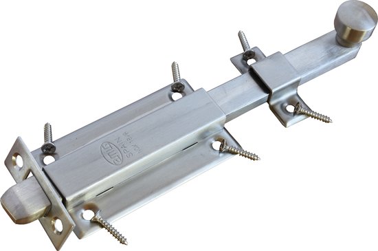 AMIG poortgrendel – 200mm – RVS AISI 304 – schuifslot