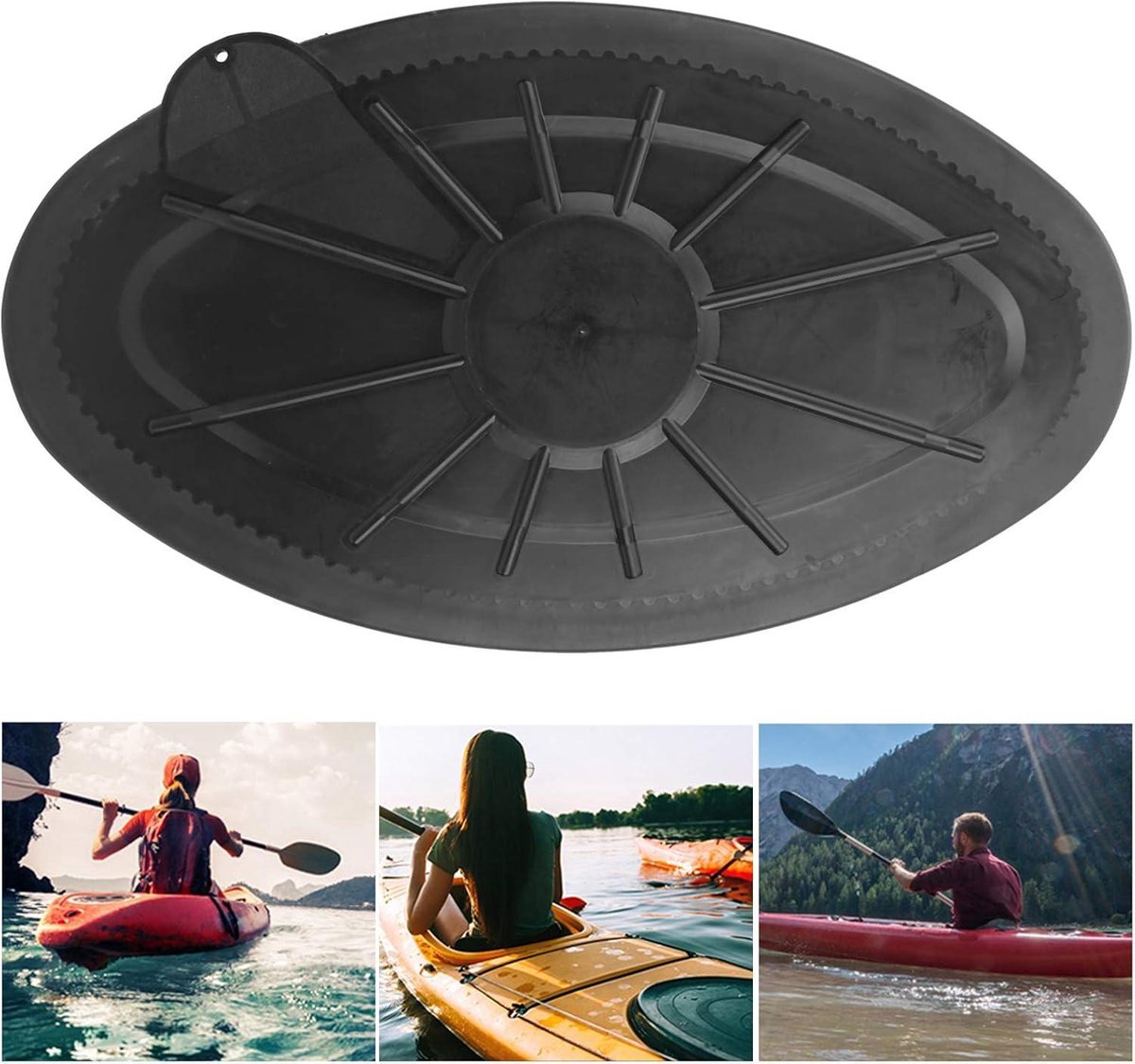 XIASABA Kajak Ronde afdekplaat Waterdichte dekluiken Cover Waterdichte ronde luiken Cover Plastic dekinspectieplaat voor marineboot Kajak Kano