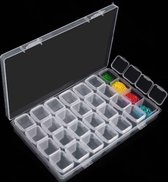 36-delige Transparante Mini Plastic Opbergdoos Voor Het Verzamelen Van Kleine Spullen Kralen Sieraden En