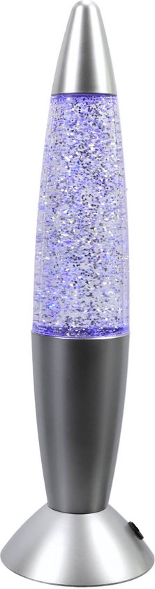 Party Time LED Glitterlamp 35 cm Color Changing/Zilver | Games | bol