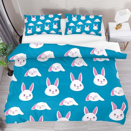Krans Dekbedovertrekken Zachte Quilt Beddengoed Set Met Ritssluiting