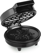 Tristar Wafelijzer WF-3086 - Wafelmaker voor 1 wafel - Sneeuwvlok wafel - Anti-aanbaklaag - Zwart