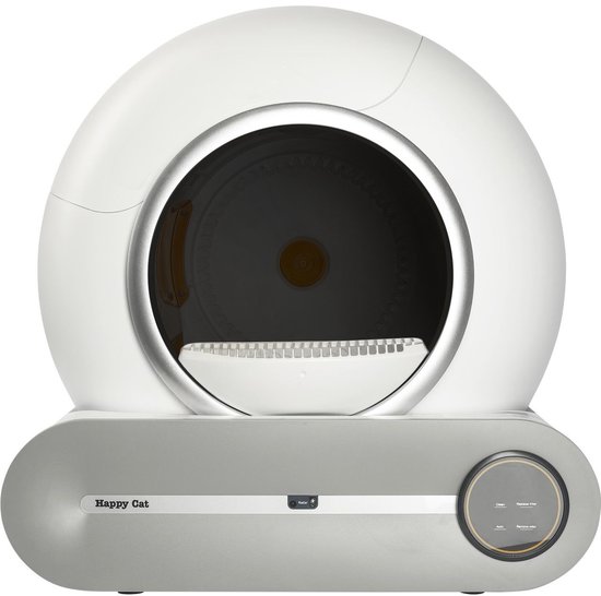 HappyCat - Automatische Kattenbak - Zelfreinigende Kattenbak XXL - 65L - Inclusief App & Touch Screen - Robot Kattenbak - Geschikt Voor Grote Katten