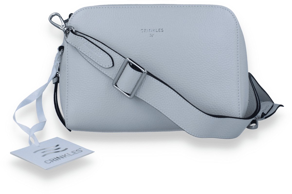 Crinkles Dames Handtas Linen | Wit | Maat: One Size
