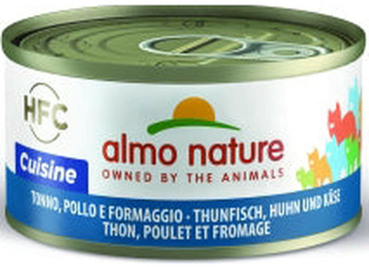 Almo Nature Almo Nature HFC 24x70g - Tonijn, Kip & Kaas