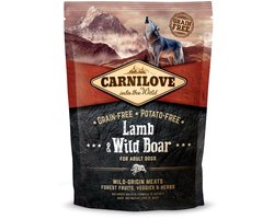 Carnilove Adult granenvrij hondenvoer Lam & Wild zwijn 1,5kg