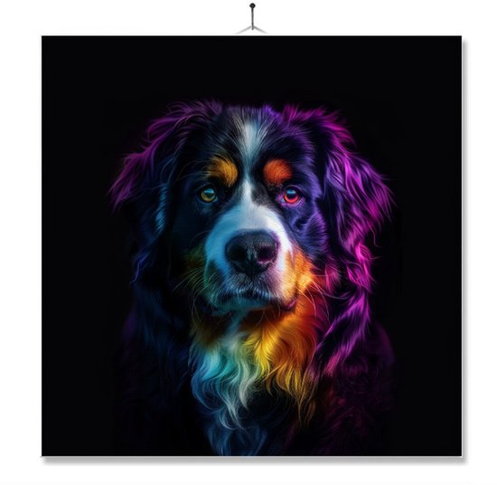 Tegel Met Opdruk | Close up | Regenboog | Berner Sennen