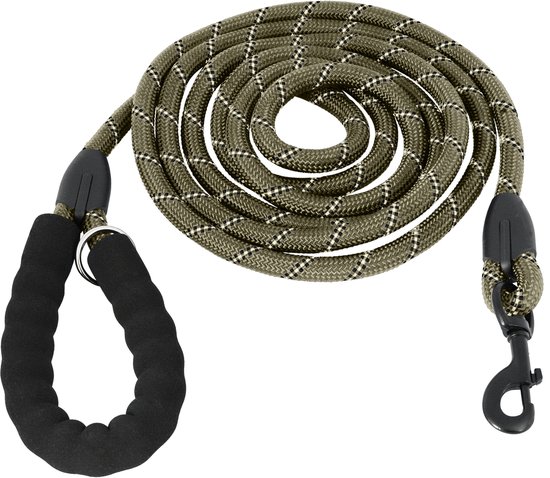 Foto: Kcmultisupplies hondenriem 3 meter reflecterende hondenlijn met gevoerd handvat geschikt voor grote en kleine honden nylon looplijn