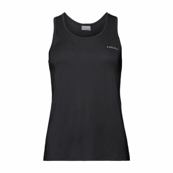 Head Racket Easy Court Mouwloos T-shirt Zwart M Vrouw