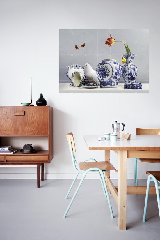 IXXI Royal white, Sander van Laar - 140 x 100 cm - Gratis ophangtool - Grote wanddecoratie en posters - Klassiek, Fotografie, Decoratieve kunsten