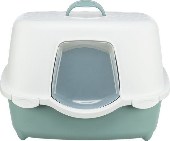 Trixie Kattenbak Davio Groen / Wit - 56X39X39 CM