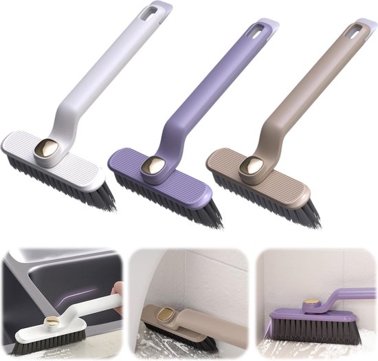 Foto: Csgoods onkruidborstel en voegenkrabber set voor bestrating en tuin effectief tegen mos en onkruid inclusief steel 2 stuks