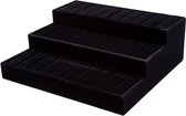 Display Ringen Fluweel 3 laag 26.3x24.5cm