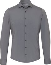 Pure - La chemise fonctionnelle Grijs - Taille 39 - Coupe slim