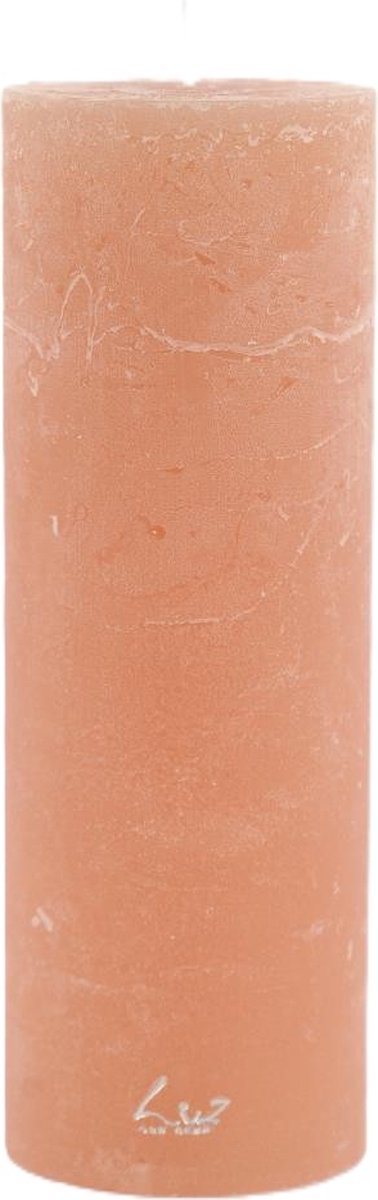 LUZ Rasteli Luz Your Kaars Cilinder Oranje-Peach Nougat D 7 cm H 20 cm