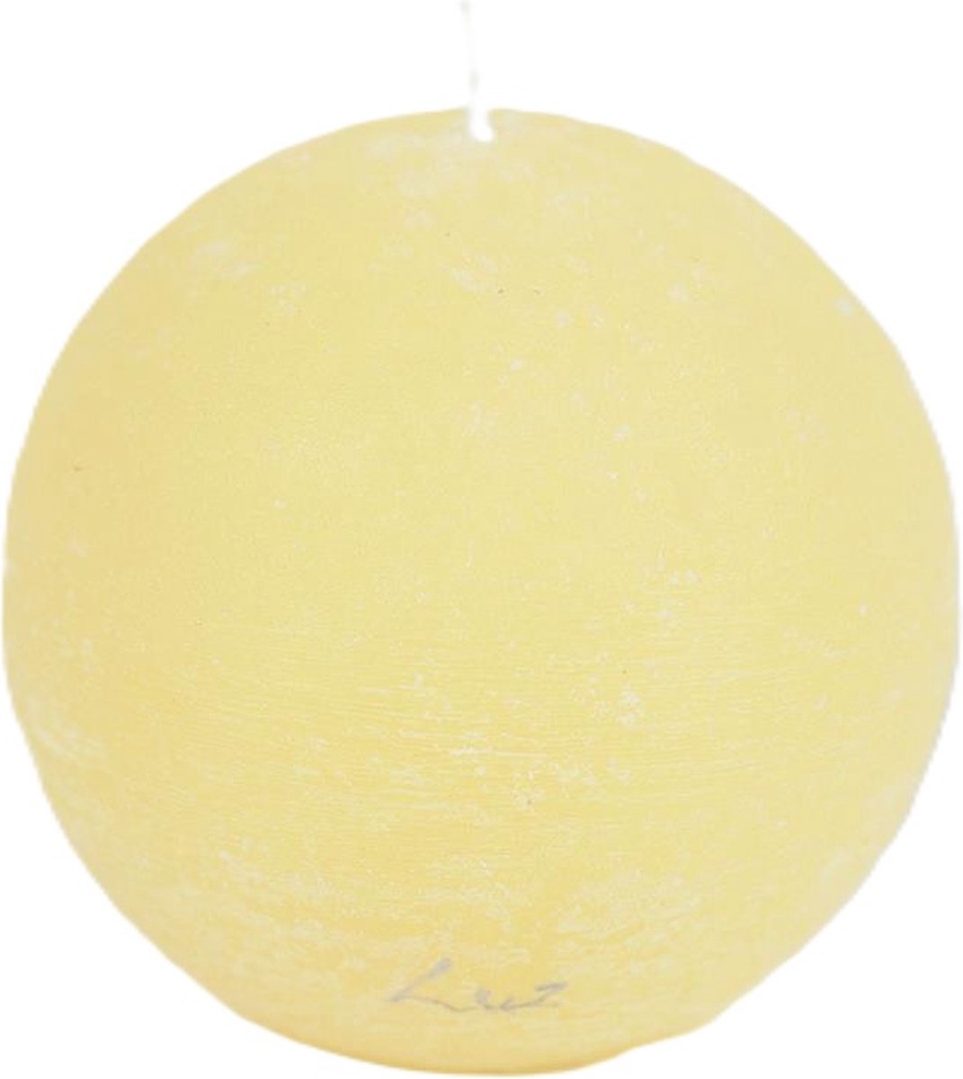 Rasteli Luz Your Kaars-Bolkaars Geel D 10 cm