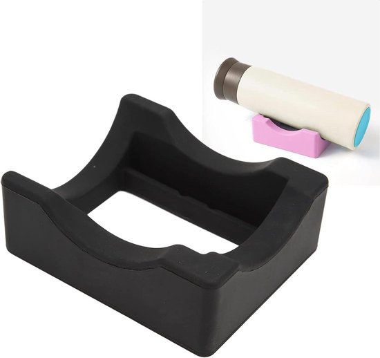Siliconen onderzetters set van 6 antislip bekermatten ronde rubberen