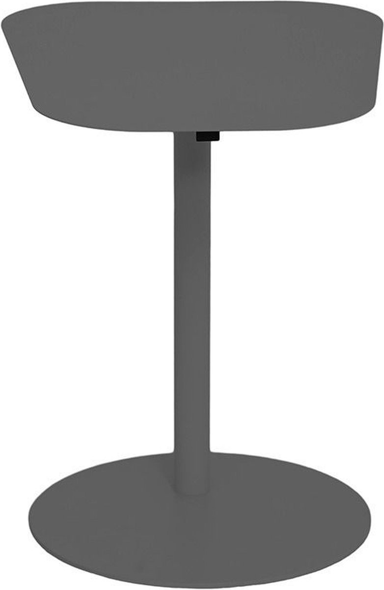 Sens-Line Table d'appoint Boris - Acier anthracite - 50x38x50 cm