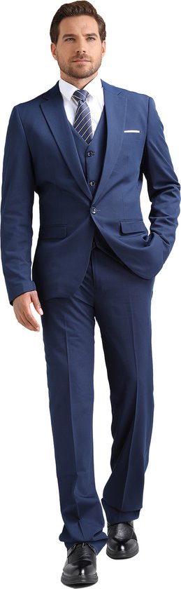 Costume 3 pièces Allthemen pour hommes - Costume décontracté pour hommes d'affaires - XL