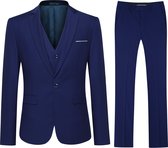 Allthemen Costume 3 pièces pour homme - Costume décontracté pour homme d'affaires - L