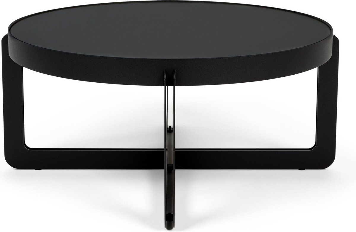 Centre Salontafel Rond 68 cm Zwart