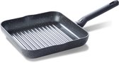 Bol.com BK Universe Keramische Grillpan Vierkant 26m – PFAS-vrij – Inductie Grillpan – Ovenbestendig tot 160°C – Vaatwasserbeste... aanbieding