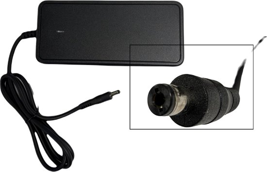 SANS Acculader - Elektirsche Fietsoplader - 42v 2A (2.1 connector) - Vervanging 36v fietsaccu e bike oplader