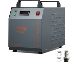 VEVOR Industriële Waterkoeler, CW-3000 (PRO), 150 W Luchtgekoeld Industrieel Waterkoeler-Koelsysteem met 12 Liter Watertank, 18 l/min Max. Stroomsnelheid, voor Lasergraveermachine Koelmachine