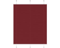 vidaXL - Plissé - rolgordijn - 110x150cm - stofbreedte - 109,4cm - bordeauxrood