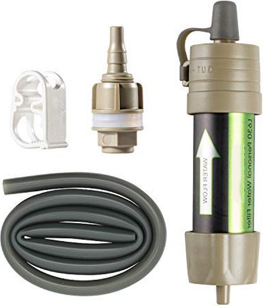 oCreon Mini Waterfilter met Eimerbevestiging - Draagbare Filter voor Camping & Noodvoorbereiding