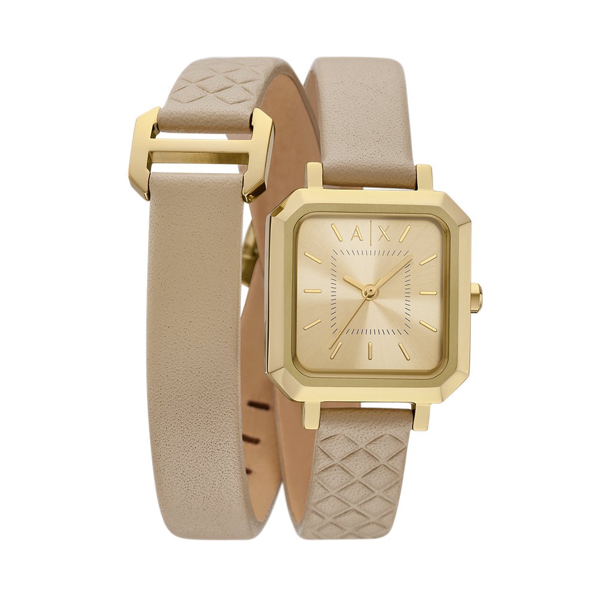Armani Exchange AX5728 Dames Horloge 27mm - Bruin
