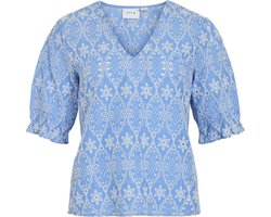 VILA - VIMOLLY V-NECK 2/4 TOP/LC - Dames - Blouses