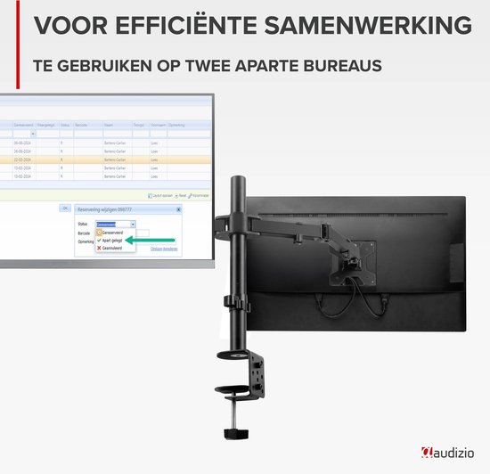 One For All Design universele monitor arm (DM7120) wit