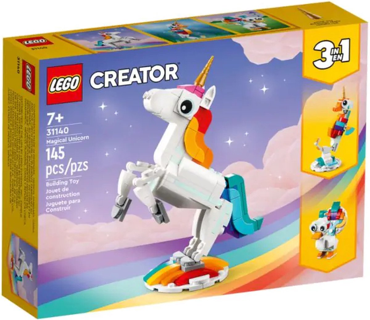 LEGO Creator 3in1 Magische Eenhoorn Speelgoed Set - 31140 — afbeelding 15